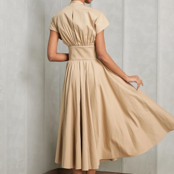 Alexis Bardello Midi Dress - Khaki - Picture 2 of 10